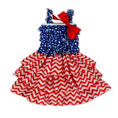 China BQ-020-WXG Independence Day Dress for baby 0-8 years old for sale