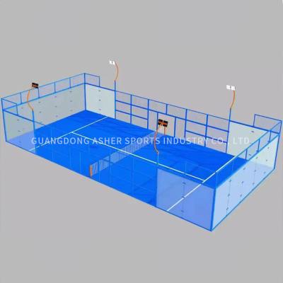 China LED que enciende el césped de la corte de Padel, altura de la hierba del piso 12m m de la corte de Padel en venta