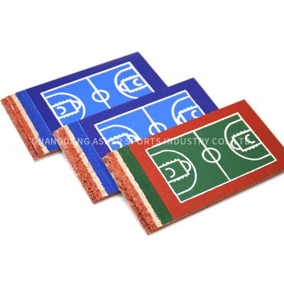 China Anti Slip Acrylic Sports Flooring Acrylic Stadium Use For Volleyball for sale