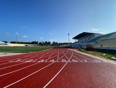 China Integrated Semi Prefabricate Running Track 10mm For Customized Projects zu verkaufen