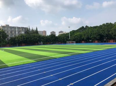 China Full PU Synthetic Athletic Track System 13mm 15mm 20mm Durable High Friction And More Te koop