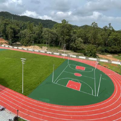 China High Friction IAAF Running Track For Bituminous Concrete Base Free Sample Te koop