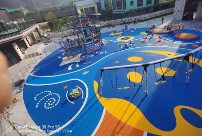 China 10mm EPDM Rubber Running Track With Easy Installation Excellent Slip Abrasion Resistance for sale