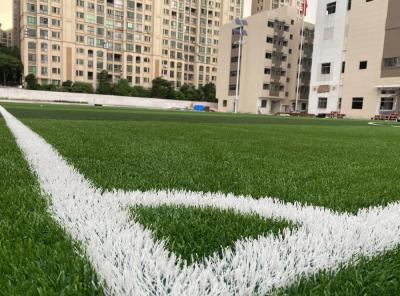 China Dtex Stem Shape Artificial Football Turf For Disease Resistance for sale