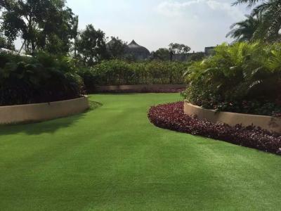 China Fireproof Artificial Grass Turf With 40mm Pile Height Landscaping PE Synthetic Turf for sale