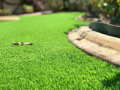 China Garden UV Resistant Artificial Turf Landscaping Synthetic Turf 35mm Natural Color Grass for sale