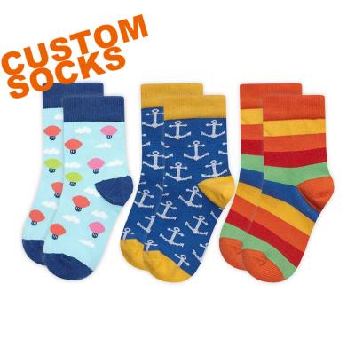 China QUICK DRY Custom Kids Designer Kids Socks Boys Custom Logo Tube Socks For Kids Children for sale