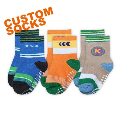 China Baby Boy Toddler Designer Socks Custom Logo QUICK DRY Custom Socks For Baby Kids Children for sale