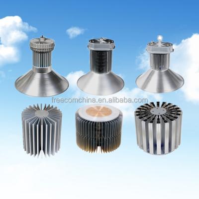 China Round aluminum alloy radiator industrial highbay aluminum heat pipe for sale