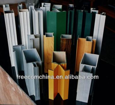 China door & Different Wood Grain Window Colors Aluminum Profile For Windows And Door for sale