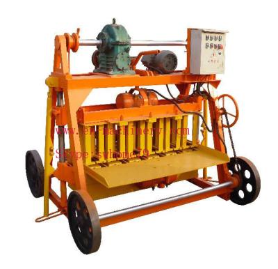 China Clay hollow block making machine 4-45 Cheapest Hollow Cement Block Making Machine for sale