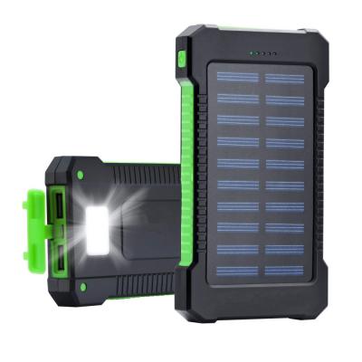 China Waterproof Solar Power Bank Sloar Panel High Capacity 8000mah Charger Solar Power Banks For Mobile Phone Smart Watch for sale