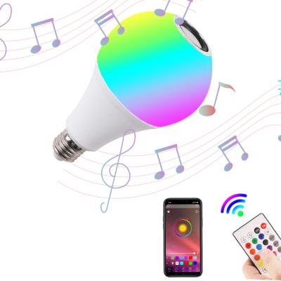 China Residential RGB Led Bulb Lighting 12W E27 Smart Wifi Remote Control Lamp Disco Lights Party Led RGB Bulbs for sale