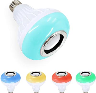 China Warehouse RGB Bulb Led Indoor Remote Control Bulb E27 12W Smart Dimmable RGB 16 Color Changing RGB for sale