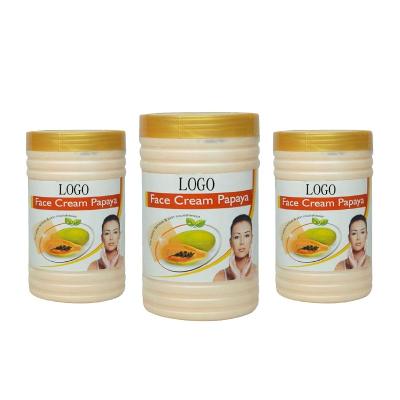 China Whitening Wholesale Custom Logo Private Label 1 kg Natural Herbal Beauty Skin Whitening Papaya Face Cream Lotion for sale