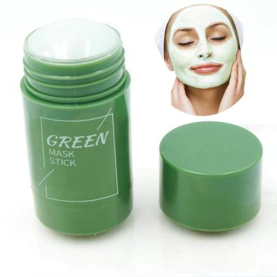 China Moisturizer Wholesale Custom Face Clay Mask Stick Facial Skin Care Matcha Purifying Solid Clay Mud Green Tea Stick Mask for sale