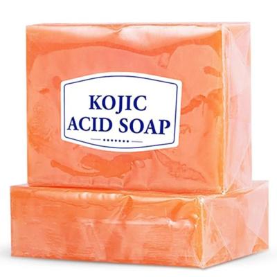 China Basic Cleaning Private Label Organic Natural Lightening Soap Dark Black Skin Exfoliating Whitening Papaya Kojic Acid Soap for sale