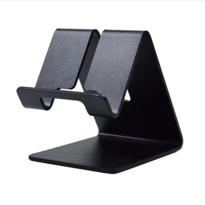 China Metal Mobile Phone Holder Mini Aluminum Holder Cell Phone Stand For Samsung iPhone Huawei for sale