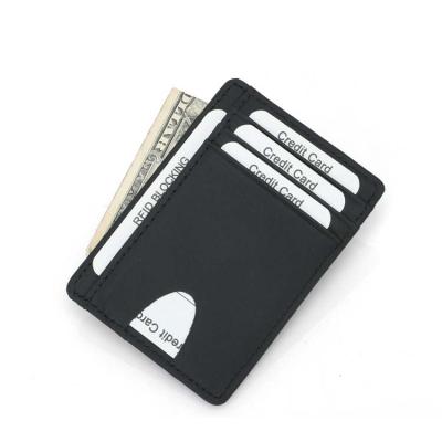 China RFID Small RFID Blocking Minimalist Wallets Credit Card Holder For Men Women for sale