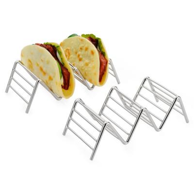 China Sustainable Hot Selling Wholesale Stainless Steel Taco Holder For Taco Lovers for sale