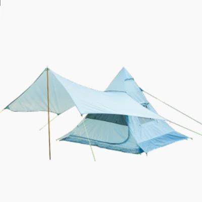 China Extended Type Pyramid Camping Tents With Backdrop Camp Arrow Tent for sale