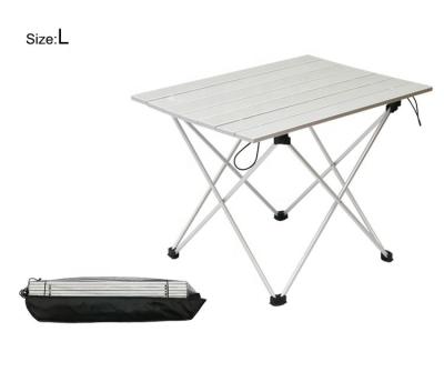 China Lightweight Folding Table Camping L Singda BBQ Camping Small Size Outdoor Cooking Aluminum Splicing Table Lightweight Foldable Camping Table Mini for sale