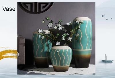 China 3PCS decoratieve Porseleinvaas Te koop