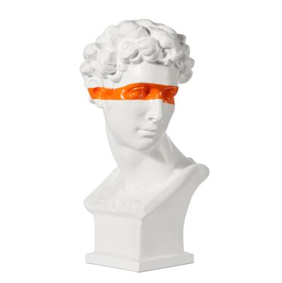 China Abstraktes Inneneinrichtungs-Fiberglas Roman Head Statue zu verkaufen