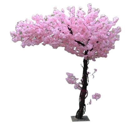 China UV Gestabiliseerde 140cm Hoogte Waterdicht van glasvezel Kunstmatige Cherry Blossom Trees Te koop