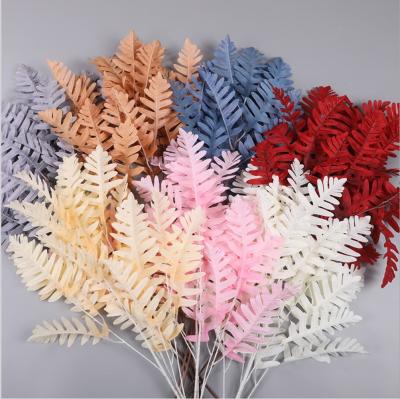 Chine Fond en plastique de mariage de tissu de grande de Cypress de feuille longueur artificielle de la branche 92cm à vendre