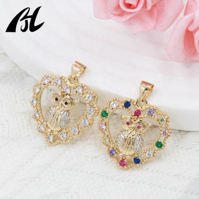 China Cheap Jewelry TRENDY VendorsNight Owl Charm Bird Minerva Jewelry DIY Making Charm Pendant For Accessaries for sale