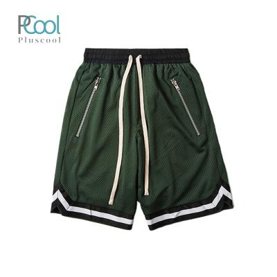 China Custom Wholesale Mens QUICK DRY Drop Crotch Mesh Shorts for sale