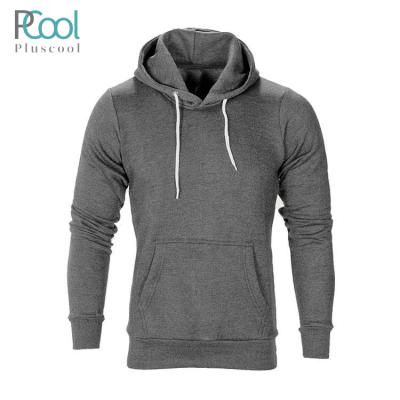 China 100% Cotton Anti-pilling Mens Solid Color Gym Hoodie Wear for sale