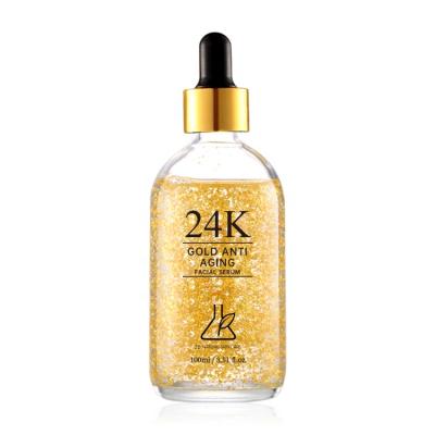 China Dark Circles 24k Gold Face Serum Vegan Anti Aging Face Whitening Serum Face Serum Collogen for sale