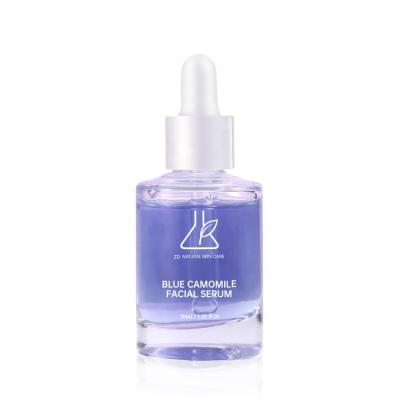 China Dark Circles Face Serum Chamomile pH Balance Skin Care pH Balance Korean Private Label Face Hydrating Blue Serum for sale