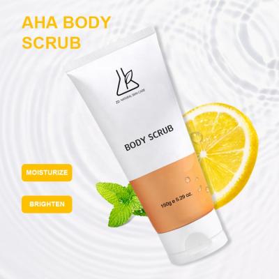 China Manufacturer Custom Whitening Shea Butter Sugar Body Scrub Exfoliator Exfoliating Whitening Body Scrub for Shower for sale