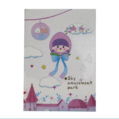 China 2022 Bulk Cheap Custom Printing Kawaii Fancy Cover Binder Reusable Notebook For Students Planners Portable Wallet for sale