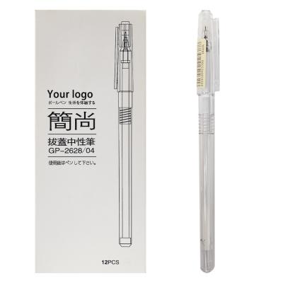 China Promotional Ink Pen Eco-Friendly With Cheap Price Of Logo Custom Recycled White Gel Fashion High Quality Normal Factory Price for sale