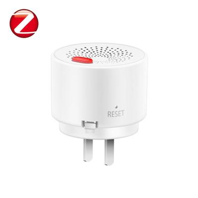 China Zigbee smart wireless combustible tuya natural gas detector leakage sensor alarm work with smartlife and IFTTT GS02ZB for sale