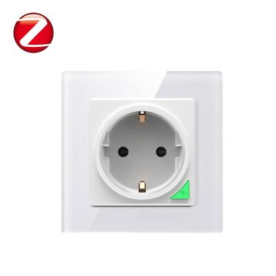 China EU UK FR Zigbee tuya smart universal inwall wall socket residential/general purpose work with Amazon Alexa and Google Home for sale