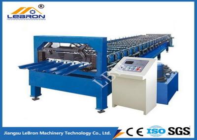 China New YX35-125-750 color steel tile roll forming machine PLC controlled roof sheet roll forming machine for sale