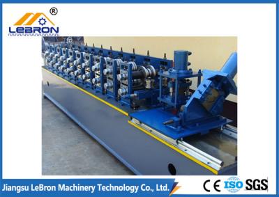 China Blue 2018 New type High strength smooth straight door frame cold roll forming machine automatic type PLC system control for sale