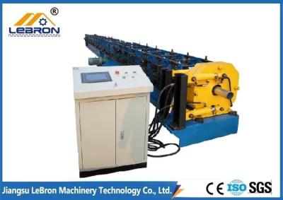 China Long time service 2018 new Type PLC Control Automatic Metal Downspout Roll Forming Machine made in China blue color for sale