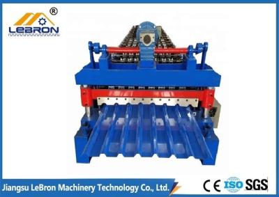 China 2018 New type Blue color steel glazed tile roll forming machine PLC control automatic made in china long time service for sale