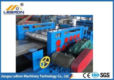 China Blue color PLC control system 2018 new type Guardrail Roll Forming Machine made in china steel material for sale