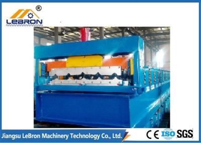 China Blue color 2018 New Design Corrugated Roof Sheet Roll Forming Machine PLC Control Full Automatic made in China for sale