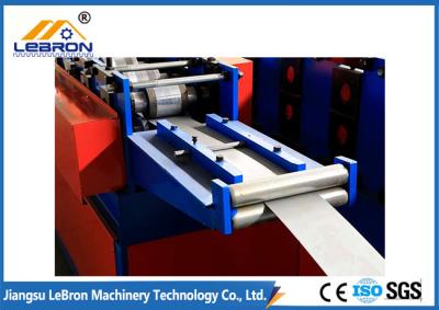 China Red color 2018 new type PLC control automatic door frame roll forming machine high precision and smooth made in China for sale