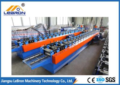 China Red and Blue color  High strength smooth straight door frame cold roll forming machine automatic type PLC system control for sale