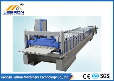 China Blue color 2018 New Design Corrugated Roof Sheet Roll Forming Machine PLC Control Full Automatic made in China for sale