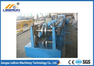 China PLC control automatic C Purlin Roll Forming Machine made in China 2018 new type Blue color for sale